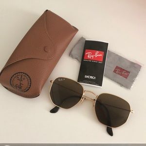 Ray-Ban Hexagonal Polarized Sun glasses